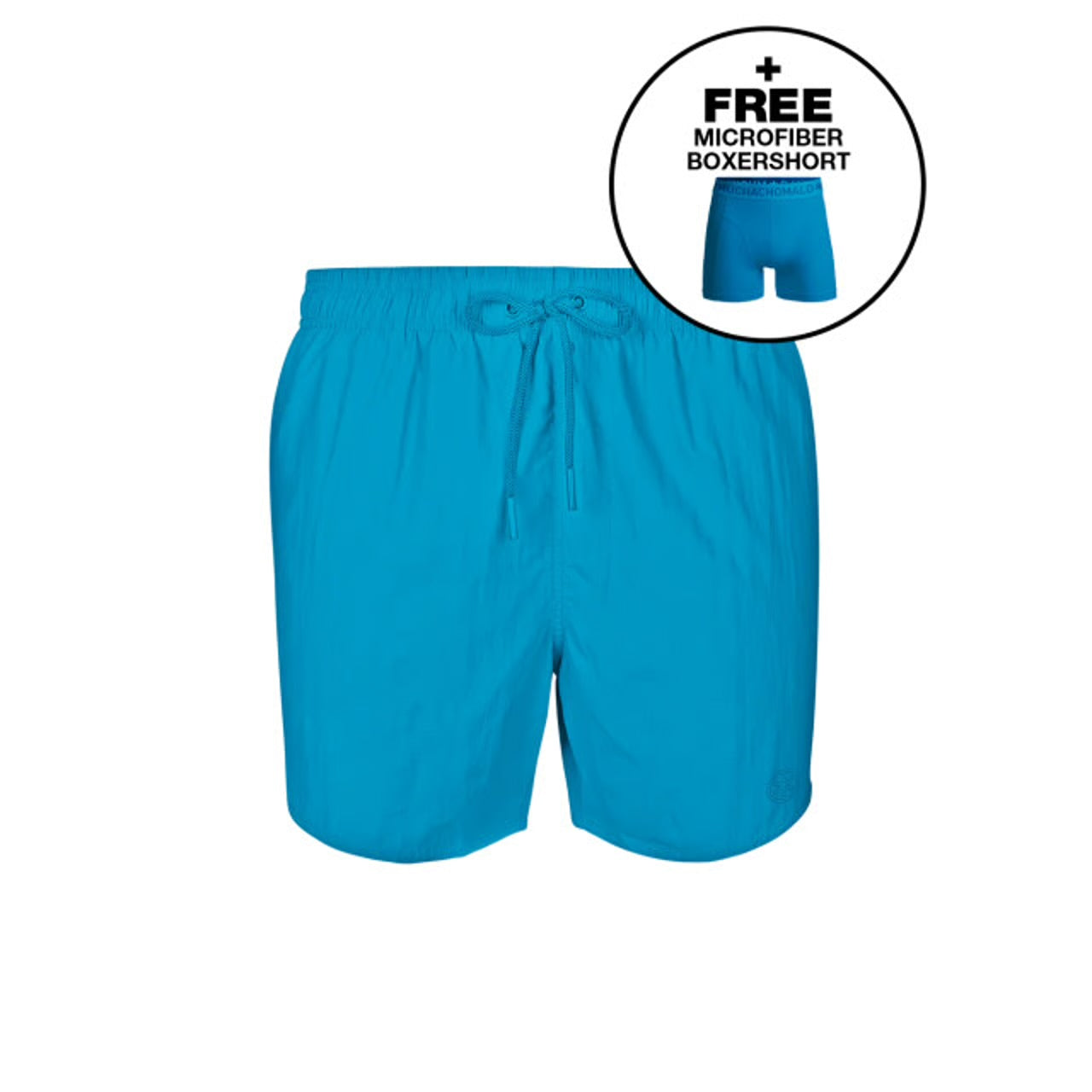 Muchachomalo heren zwembroek ( en gratis boxershort) blauw