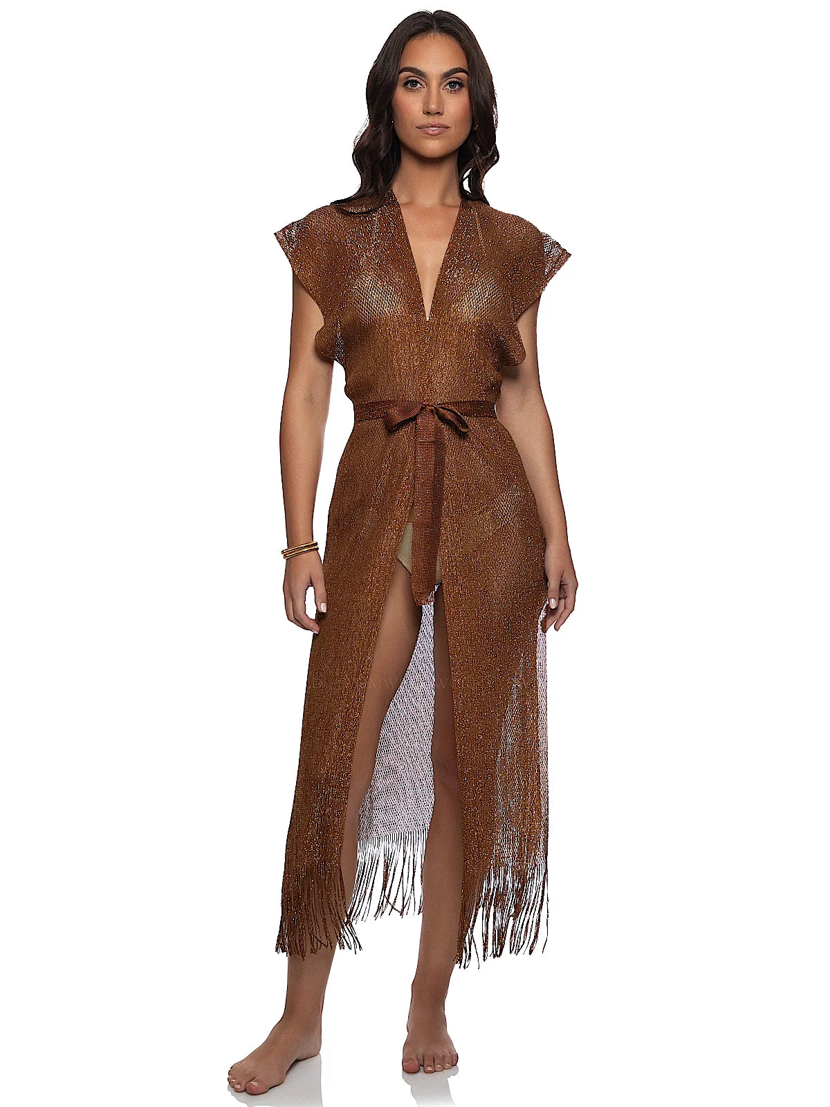 Caftan lang bronze