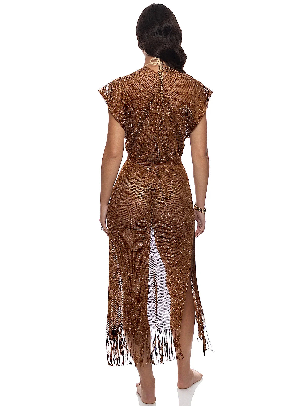 Caftan lang bronze