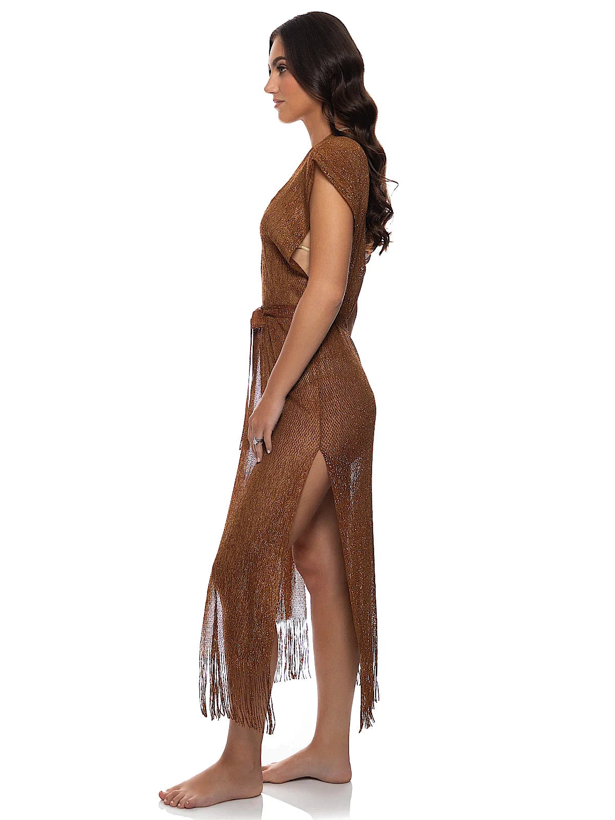 Caftan lang bronze
