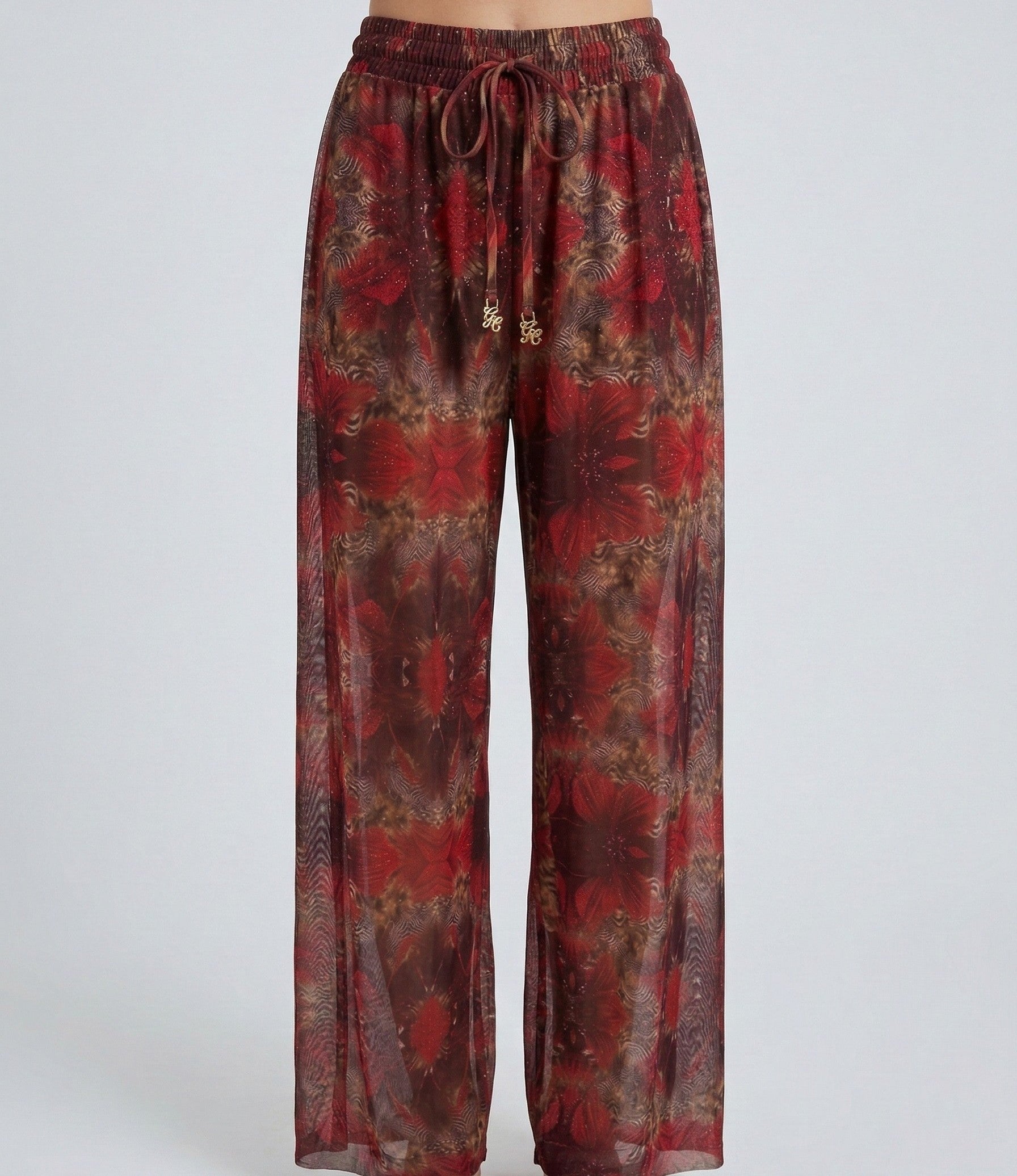 Pink Orchid Orchid Beach Pants - Medium 38-40