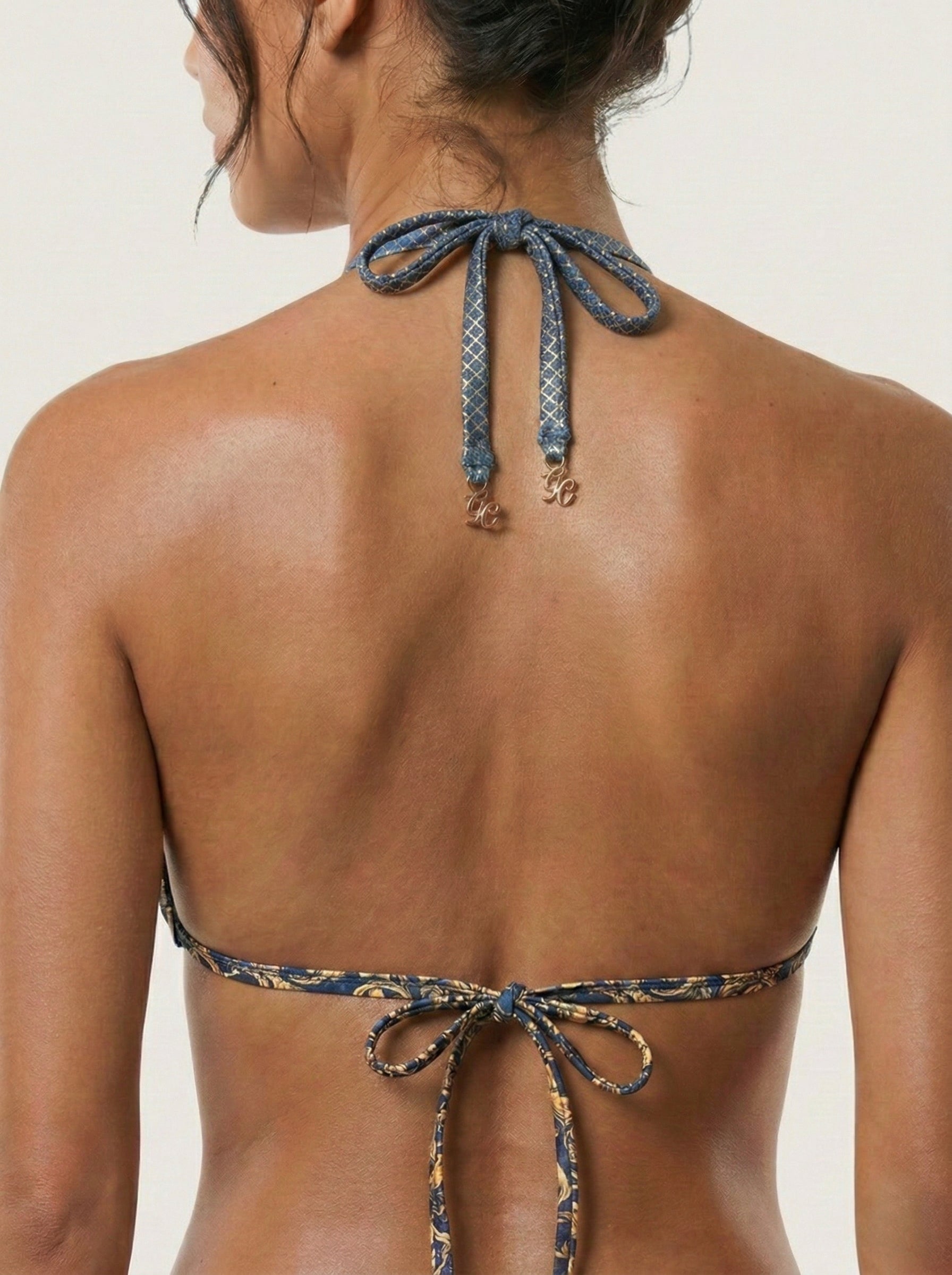 Baroc Queen Baroc Denim Triangle Push Up - M