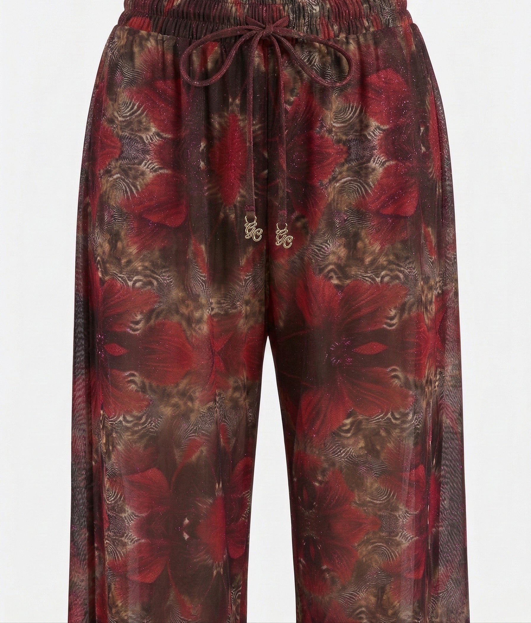 Pink Orchid Orchid Beach Pants - Small 36-38