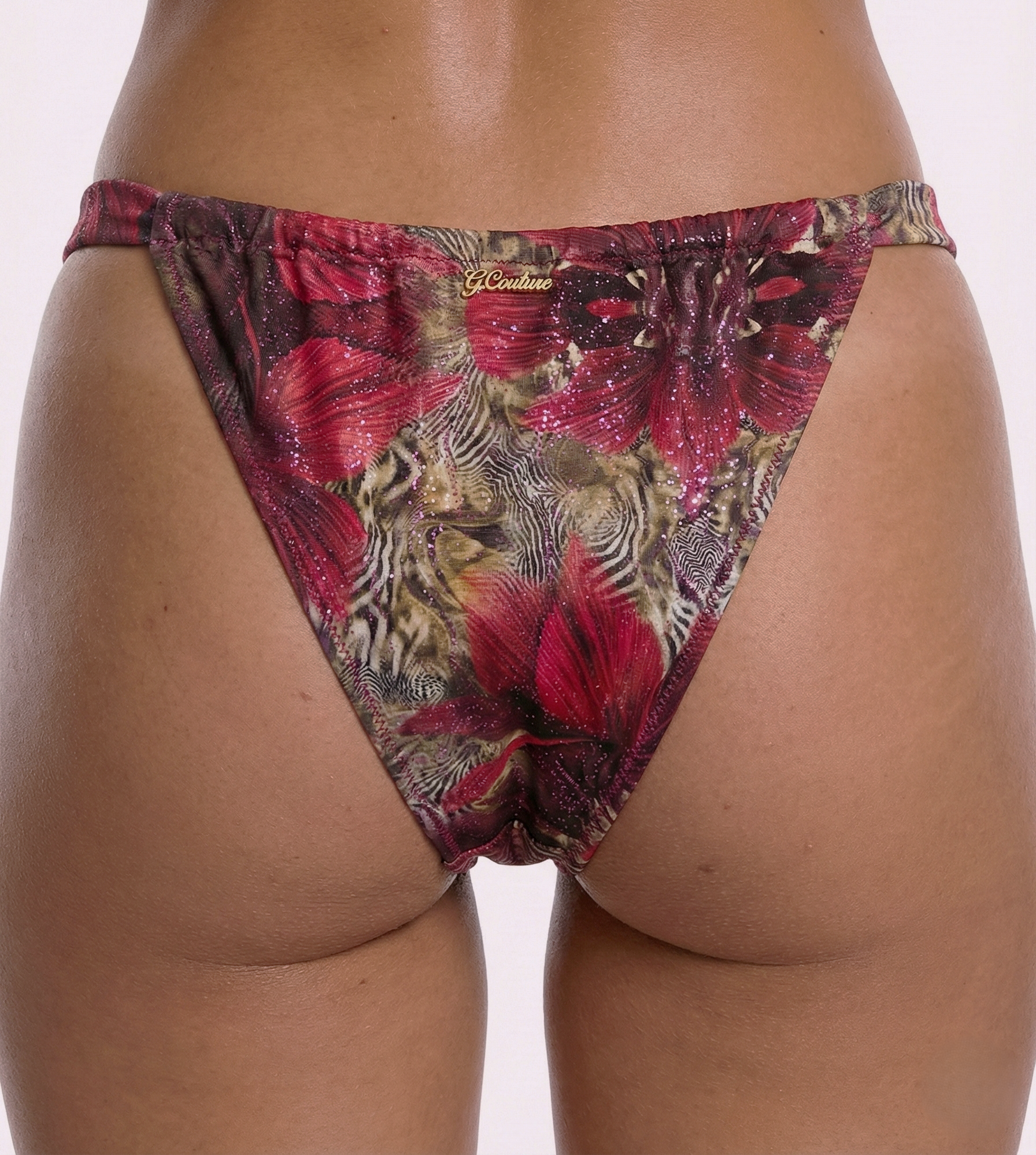 Pink Orchid Orchid Tanga Bottom - M