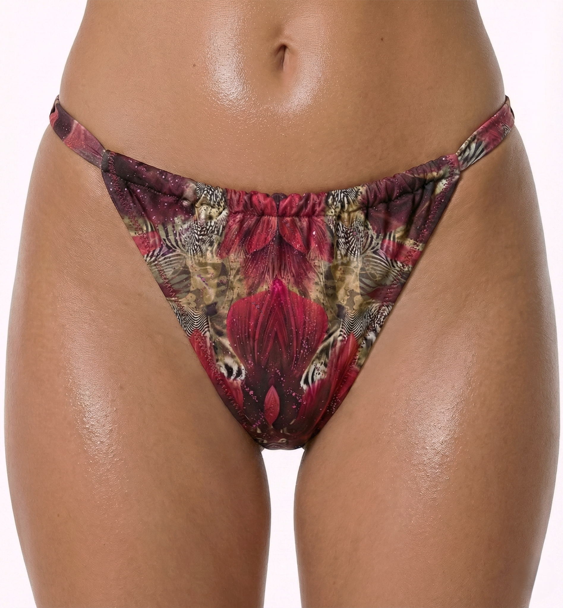 Pink Orchid Orchid Tanga Bottom - S