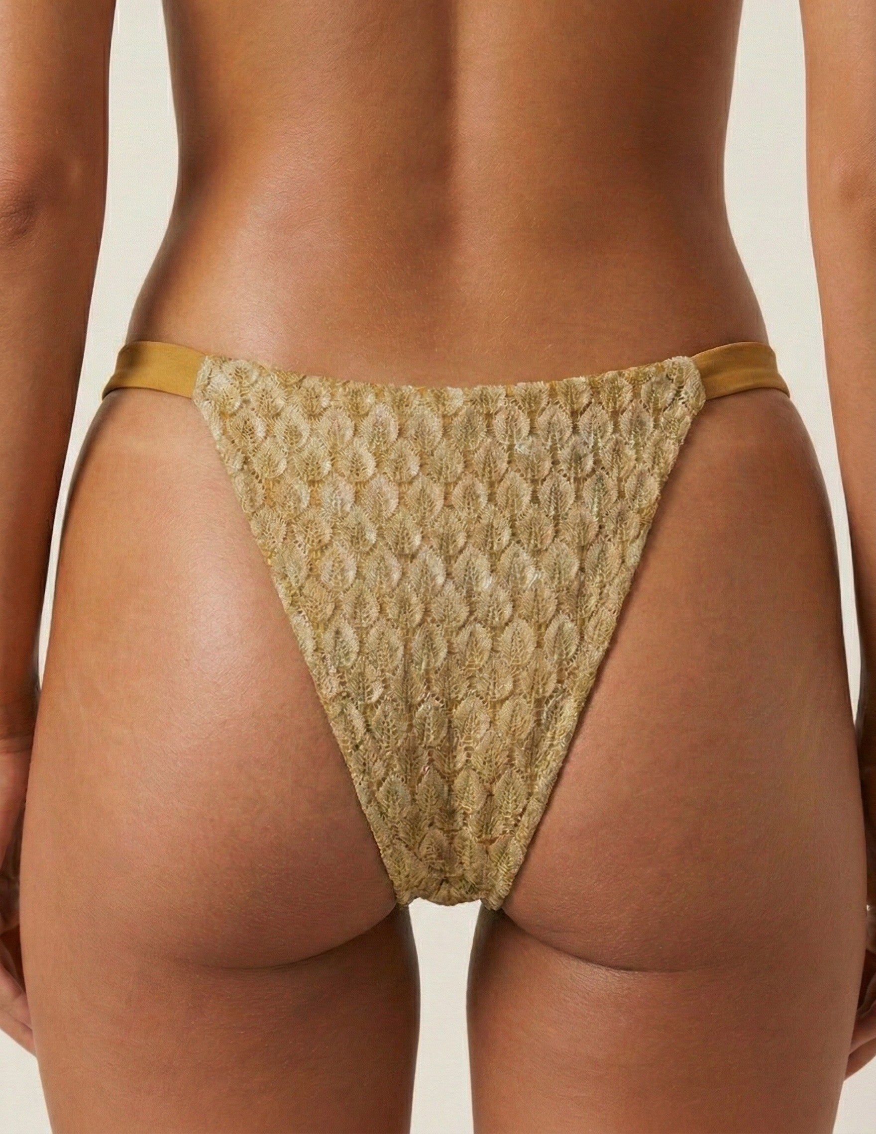 Gold Rush Tanga Bottom Gold - M
