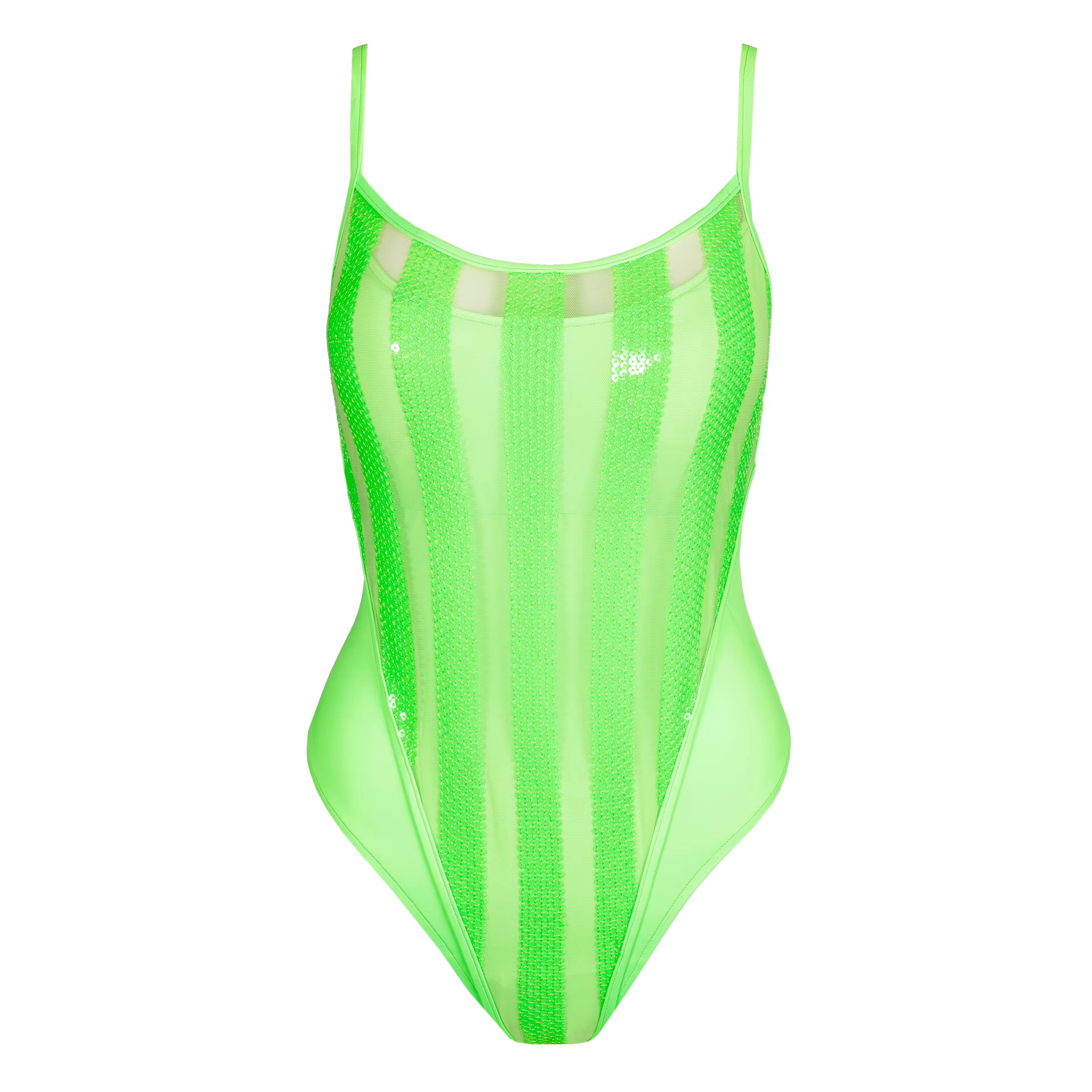 Badpak Sha groen met glitter