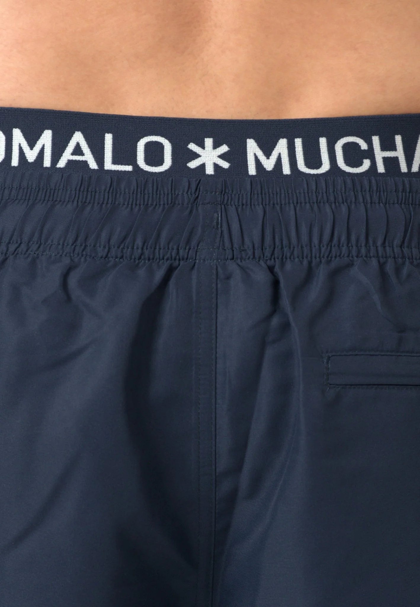 Muchachomalo heren zwembroek ( en gratis boxershort) donkerblauw