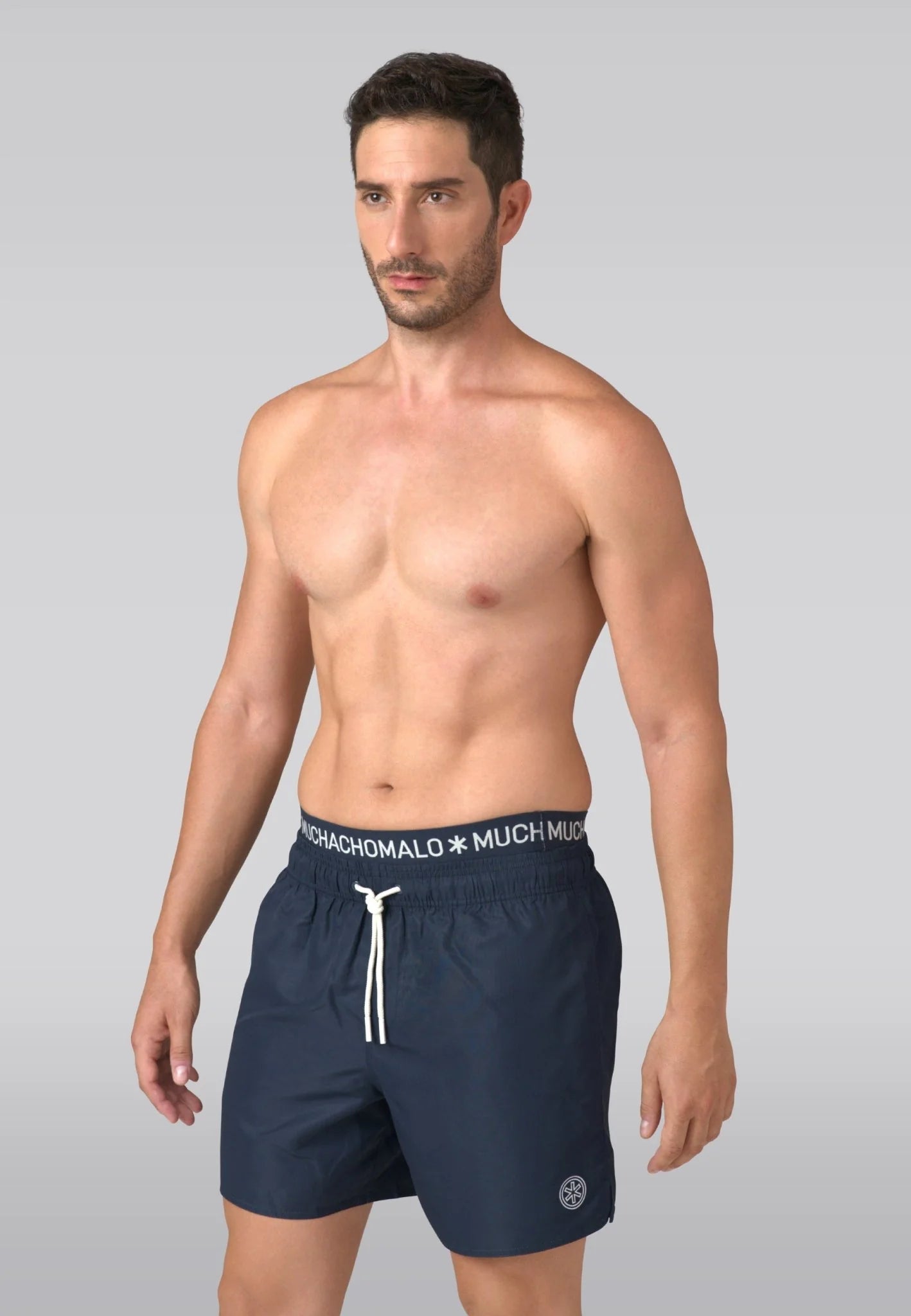 Muchachomalo heren zwembroek ( en gratis boxershort) donkerblauw
