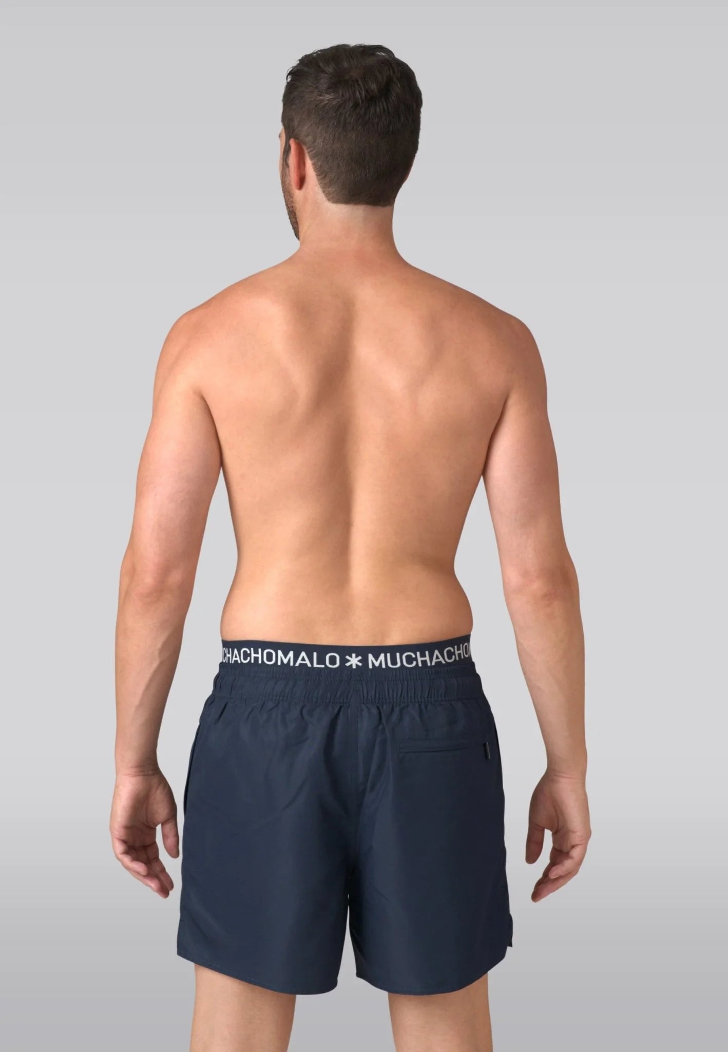 Muchachomalo heren zwembroek ( en gratis boxershort) donkerblauw