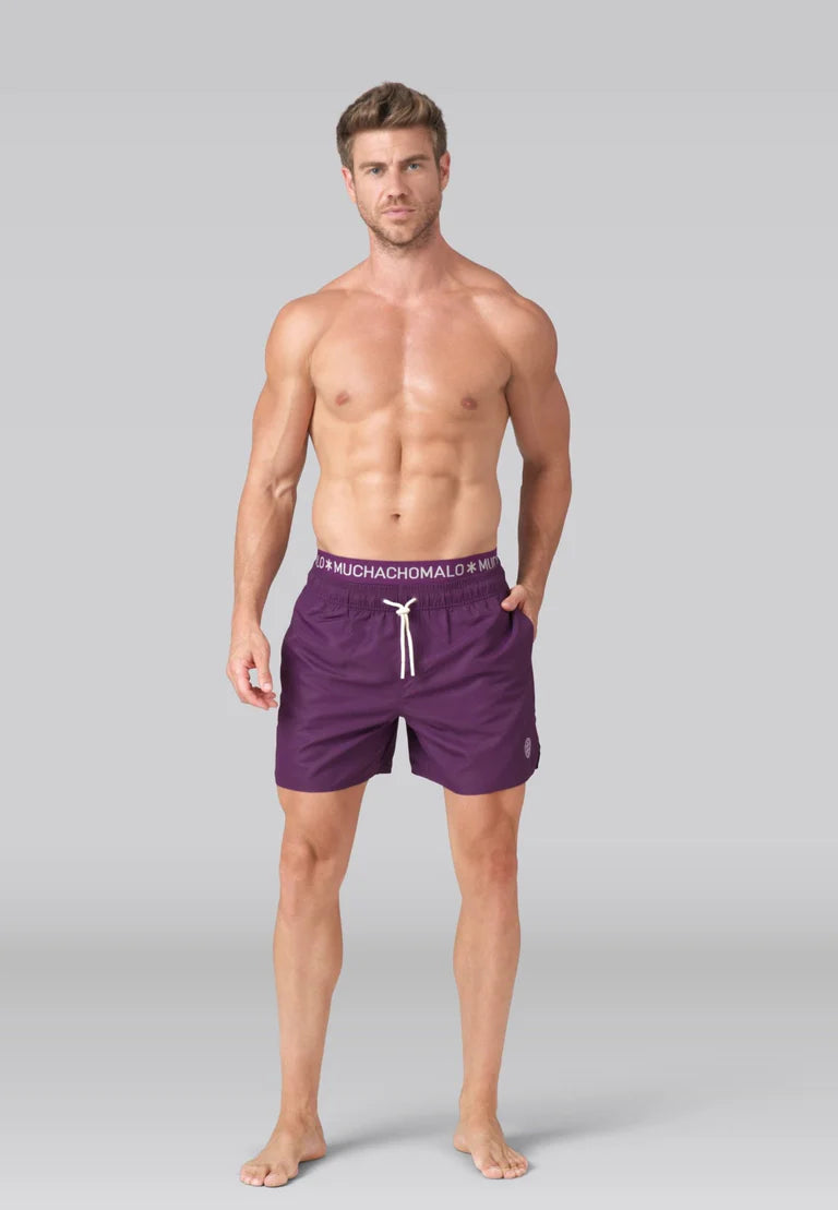 Muchachomalo heren zwembroek ( en gratis boxershort) lila