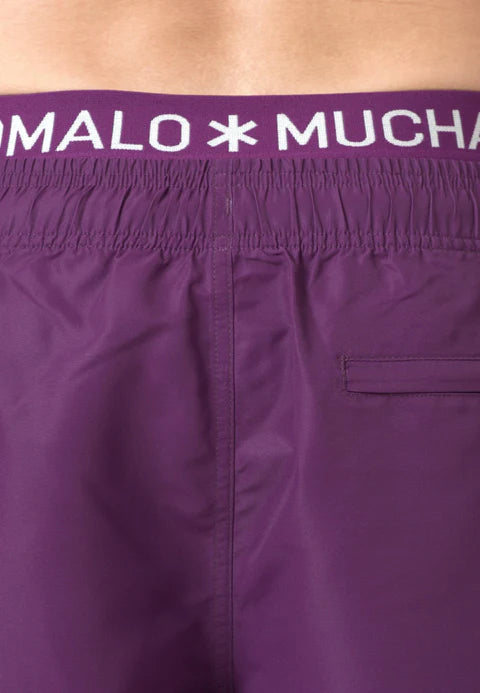 Muchachomalo heren zwembroek ( en gratis boxershort) lila