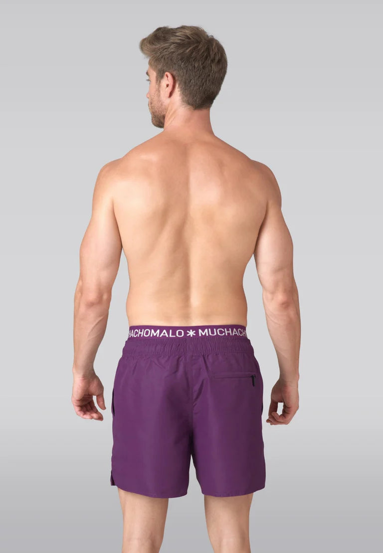 Muchachomalo heren zwembroek ( en gratis boxershort) lila