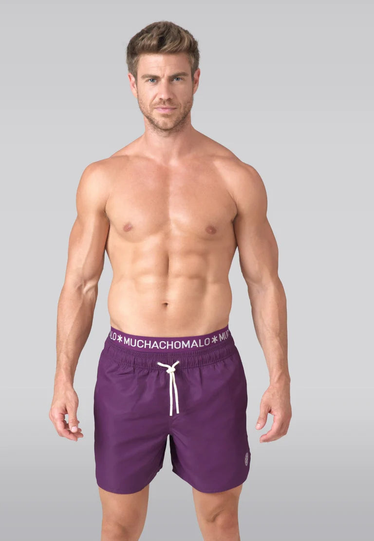 Muchachomalo heren zwembroek ( en gratis boxershort) lila