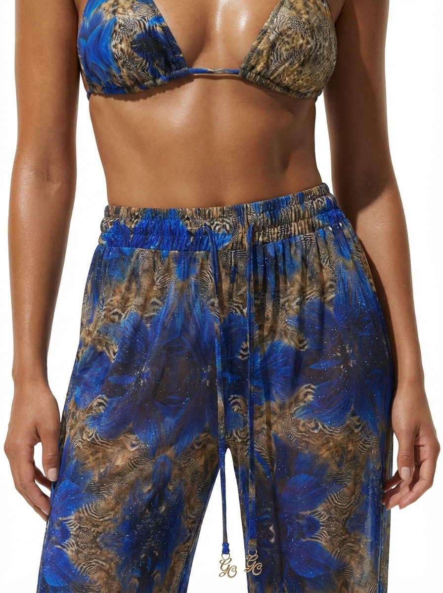 Blue Orchid Orchid Beach Pants - Small 36-38
